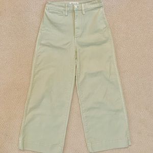 Madewell wide-leg jeans, sea foam